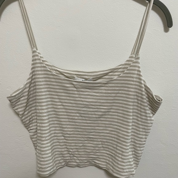 NWTs Nordstrom BP Stripe Crop Top Size Large - Picture 2 of 5